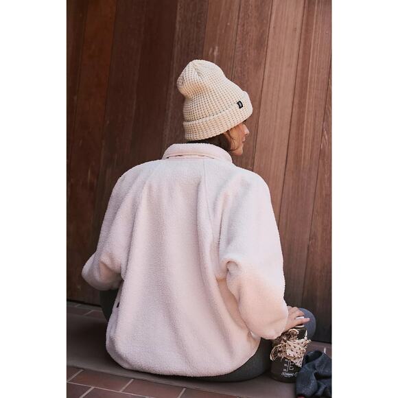 NWT Free People FP Movement X Hatch Hit The Slopes Fleece Jacket Canvas Size S - Picture 2 of 10